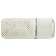 Ręczniki - Euro Firany Ręcznik Kąpielowy Caleb (01) 70 x 140 Kremowy 1221341 - miniaturka - grafika 1