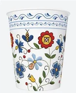Dekoracje i nakrycia stołu na imprezę - Kubeczki Folklorystyczne Ludowe Wzory 250 Ml - miniaturka - grafika 1