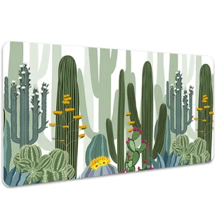 Podkładka na biurko z nadrukiem Duże kaktusy 100x50 cm - Podkładki na biurko Podkładka na biurko z nadrukiem Duże kaktusy 100x50 cm - Podkładki na biurko - miniaturka - grafika 1