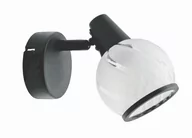 Lampy ścienne - Megan - kinkiet 1 płomienny czarny 831001-30 - miniaturka - grafika 1