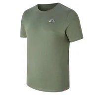 Koszulki sportowe męskie - Koszulka New Balance MT23600DON - zielona - miniaturka - grafika 1