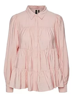 Bluzki damskie - YAS Damska koszulka Yaspala Ls S. Noos bluzka, Silver Pink, XL - grafika 1