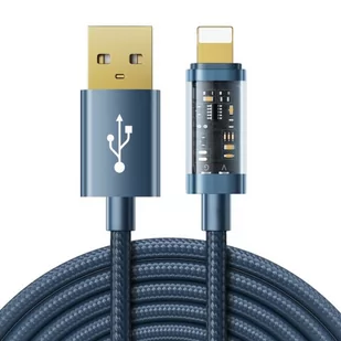 Joyroom kabel USB - Lightning do ładowania / transmisji danych 2,4A 20W 2m niebieski S-UL012A20 - Kable USB - miniaturka - grafika 1