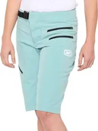Spodenki rowerowe - 100% Szorty damskie 100% AIRMATIC Women's Shorts seafoam roz. M NEW - miniaturka - grafika 1