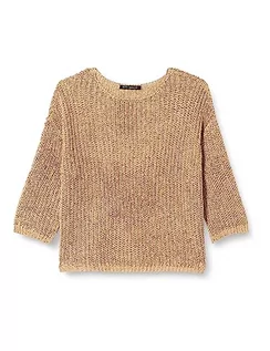 Swetry damskie - Betty Barclay Damski sweter z dzianiny 5917/1078, krótki rękaw 3/4, klasyczny beż, 42, klasyczny beżowy, 42 - grafika 1