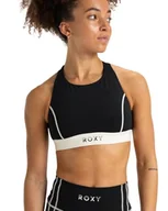 Biustonosze - Roxy Biustonosz BOLD MOVES 2.0 SPORT BRA Młode Kobiety Czarny XL - miniaturka - grafika 1