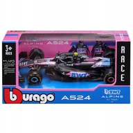 Samochody i pojazdy dla dzieci - BOLID F1 BWT Alpine Team A524 2024 Pierre Gasly 1:43 model BBURAGO 18-38219 - miniaturka - grafika 1