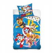 Pościel dla dzieci - PAW PATROL PSIA EKIPA KOMPLET PO��CIELI ZESTAW NA PREZENT URODZINY 140X200 - miniaturka - grafika 1