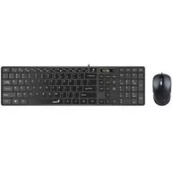 Zestawy myszka + klawiatura - Klawiatura i mysz Genius SlimStar C126, CZ/SK (31330007403) Czarna - miniaturka - grafika 1