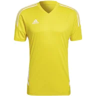 Koszulki męskie - ND05_K13762-L HD2267 Koszulka męska adidas Condivo 22 Jersey żółta HD2267 r.L - miniaturka - grafika 1