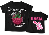 Koszulki dla dziewczynek - Koszulka dla dziewczynki na prezent z imieniem - miniaturka - grafika 1