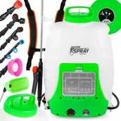 Plecaki - Opryskiwacz Ogrodowy Elektryczny Akumulatorowy Plecakowy 18l Zestaw - miniaturka - grafika 1