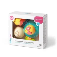 Zabawki sensoryczne - Babyono Zabawka sensoryczna z przyssawką TURTLE - miniaturka - grafika 1