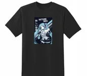 Koszulki męskie - KOSZULKA Z NADRUKIEM MĘSKA ŚMIESZNA T-SHIRT HATSUNE MIKU ANIME r. L 4 - miniaturka - grafika 1