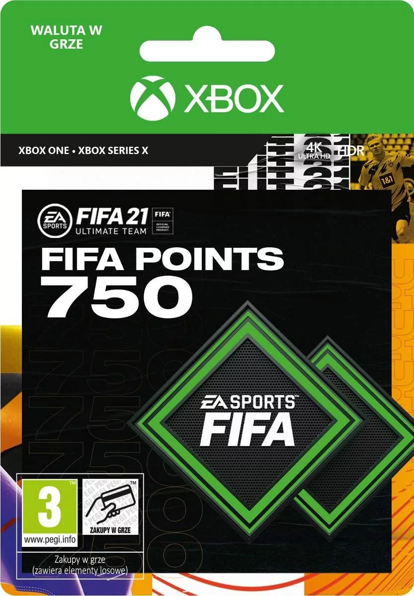 Microsoft Kod aktywacyjny FIFA 21 Ultimate Team 750 punktów