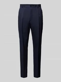 Spodnie męskie - Spodnie z zakładkami w pasie model ‘Caron’ - grafika 1