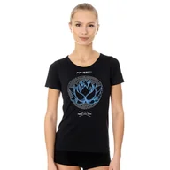 Pozostała odzież narciarska - Koszulka damska z merynosów Brubeck Outdoor Wool Pro - L - miniaturka - grafika 1