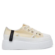 Trampki damskie - Trampki Inuikii Matilda Canvas Low 30102-025 Żółty - miniaturka - grafika 1