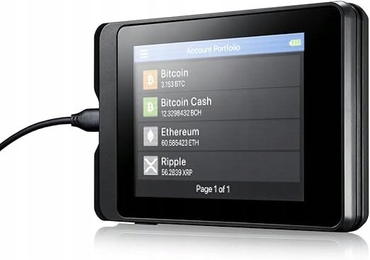 SECUX W10 PORTFEL SPRZĘTOWY Z DUŻYM EKRANEM DOTYKOWYM CRYPTO
