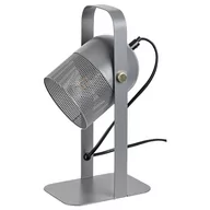Lampy stojące - Rabalux Ronnie 5254 lampa stołowa lampka 1x25W E14 popielata - miniaturka - grafika 1
