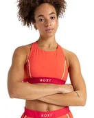Biustonosze - Roxy Biustonosz BOLD MOVES 2.0 SPORT BRA Młode Kobiety Pomarańczowy L - miniaturka - grafika 1