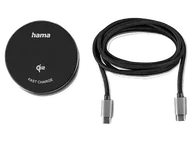 Ładowarki do telefonów - Ładowarka indukcyjna HAMA QI2 15W Czarny - miniaturka - grafika 1