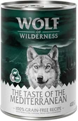 Mokra karma dla psów - Wolf of Wilderness Korzystny pakiet of Wilderness The Taste Of" 12 x 400 g The Taste Of The Mediterranean - miniaturka - grafika 1