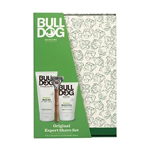 Buldog Skincare For Men - Pudełko upominkowe "Expert Shave Trio" - Zawiera 1 Golarkę bambusową, 1 oryginalny krem nawilżający do twarzy i 1 żel do golenia. - Kremy do twarzy - miniaturka - grafika 1