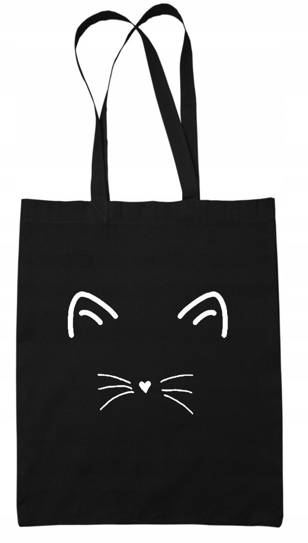 Kot Kotek TORBA NA ZAKUPY Na Ramię Shopper Prezent