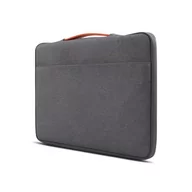 Torby na laptopy - JCPAL Nylon Business Sleeve Grey - pokrowiec na laptopa 15-cali (szary) JCP2274 - miniaturka - grafika 1