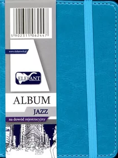 Ateneum Album na dowód rejestracyjny Jazz turkus ELEFANT - Wizytowniki - miniaturka - grafika 1