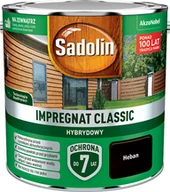 Grunty do ścian - Impregnat do drewna Sadolin Classic heban 4,5L - miniaturka - grafika 1