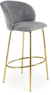 Hoker H-116 szary HALMAR - Taborety i hokery - miniaturka - grafika 1