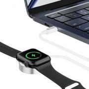 Akcesoria do smartwatchy - Ładowarka magnetyczna, indukcyjna do Apple Watch Tech-Protect UltraBoost USB-C, 1,2 m, biała - miniaturka - grafika 1