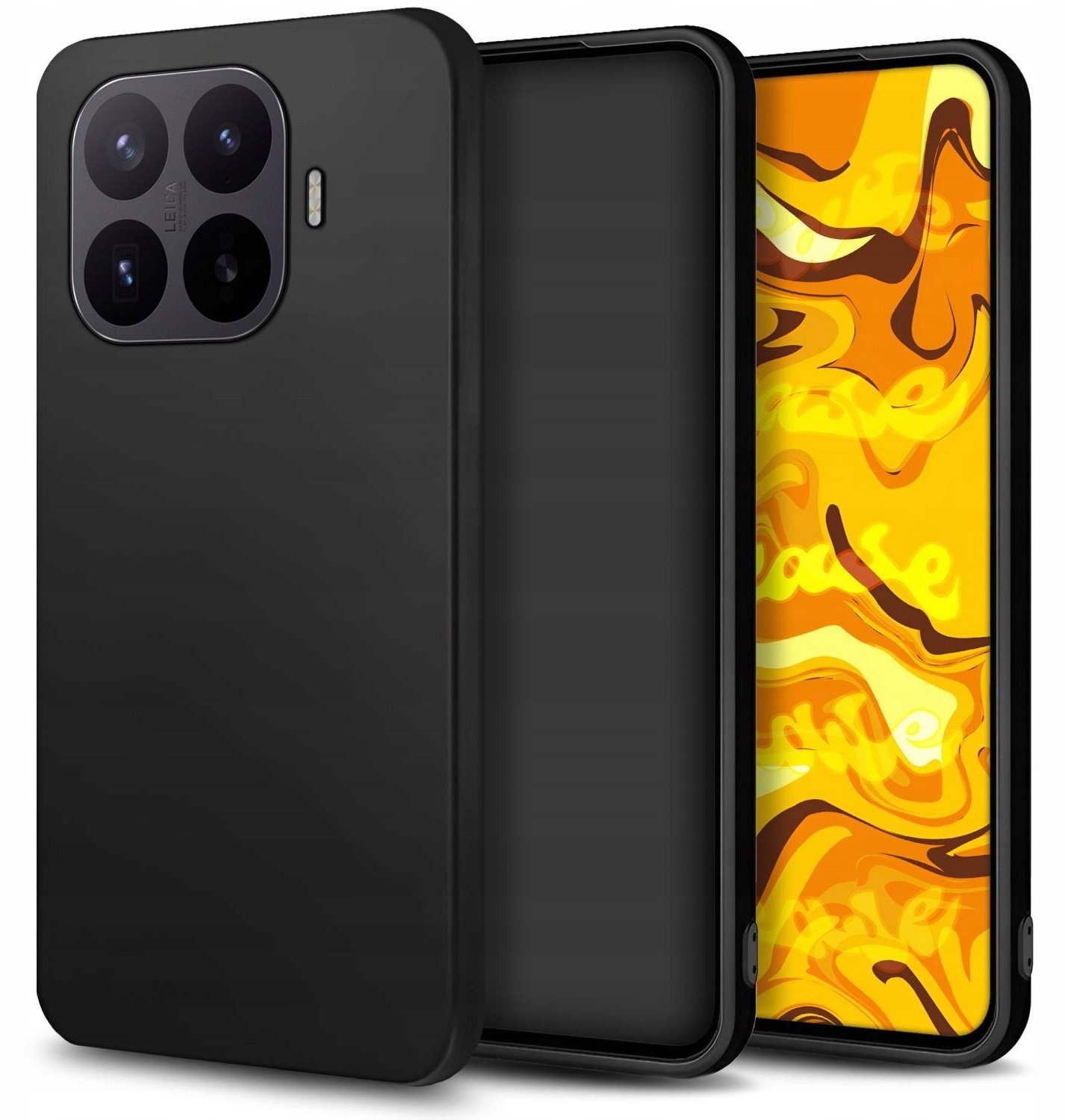 Hello Case Etui Do Xiaomi 17T Czarne, Matowe, Gumowe, Obudowa, Silikon, Pokrowiec CASE1086