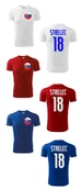 Koszulki sportowe męskie - Treningowa Koszulka SLOVAKIA David STRELEC 18 jr - miniaturka - grafika 1
