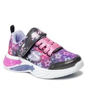 Sneakersy damskie - SKECHERS Sneakersy Star Sparks 302324L/BKMT Black/Multi - miniaturka - grafika 1