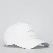 Czapki damskie - Czapka z daszkiem z bawełny biała - miniaturka - grafika 1