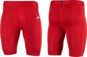 Spodnie sportowe męskie - Adidas Spodenki męskie adidas Techfit Aeroready Short Tights czerwone HP0616 XL - miniaturka - grafika 1