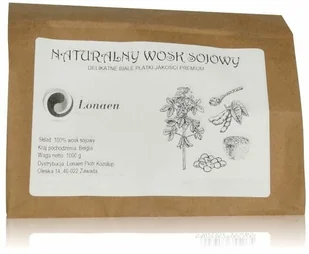 Lonaen Naturalny wosk SOJOWY 1kg - Zapachy do domu - miniaturka - grafika 1