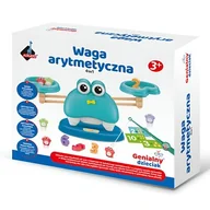 Zabawki interaktywne dla dzieci - Zabawka edukacyjna ASKATO Genialny dzieciak Waga arytmetyczna 4w1 Krab 126210 - miniaturka - grafika 1