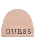Czapki damskie - Guess Czapka AW5398 POL01 Różowy - miniaturka - grafika 1
