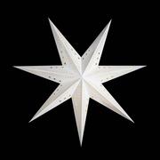 Ozdoby bożonarodzeniowe - Sterntaler jedwab papierowa gwiazda, Ø 75 cm biała - miniaturka - grafika 1