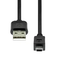 Kable USB - ProXtend USB 2.0 A do Mini B 5P M/M Czarny 1M - miniaturka - grafika 1