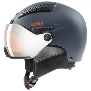 Kask narciarski Uvex hlmt 600 visor granatowy - Kaski narciarskie - miniaturka - grafika 1