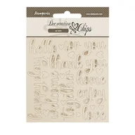 Akcesoria i części do ekspresów do kawy - Stamperia SCB239 dekoracyjne chipsy, brązowe, jeden rozmiar - miniaturka - grafika 1