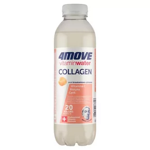 4Move Vitamin Water Collagen Napój niegazowany smak brzoskwiniowo-cytrusowy 556 ml - Napoje energetyczne i izotoniczne - miniaturka - grafika 1