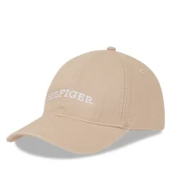 Czapki męskie - Czapka z daszkiem Tommy Hilfiger Th Monotype Soft 6 Panel Cap AM0AM12154 Beige AEG - miniaturka - grafika 1