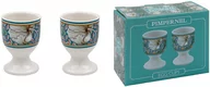 Kieliszki - KIELISZKI DO JAJEK NA MIĘKKO Kwiaty William Morris - Pimpernel Blue KOMPLET 2 SZT. - miniaturka - grafika 1