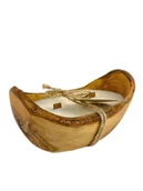 Świece - Naturalna świeca zapachowa w drewnie DMIO18 - świąteczny - jabłko i cynamon - miniaturka - grafika 1